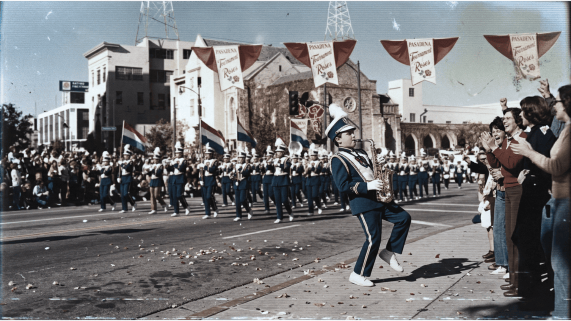 JMJHS, Rose Bowl Parade, Pasadena, California, 1972
