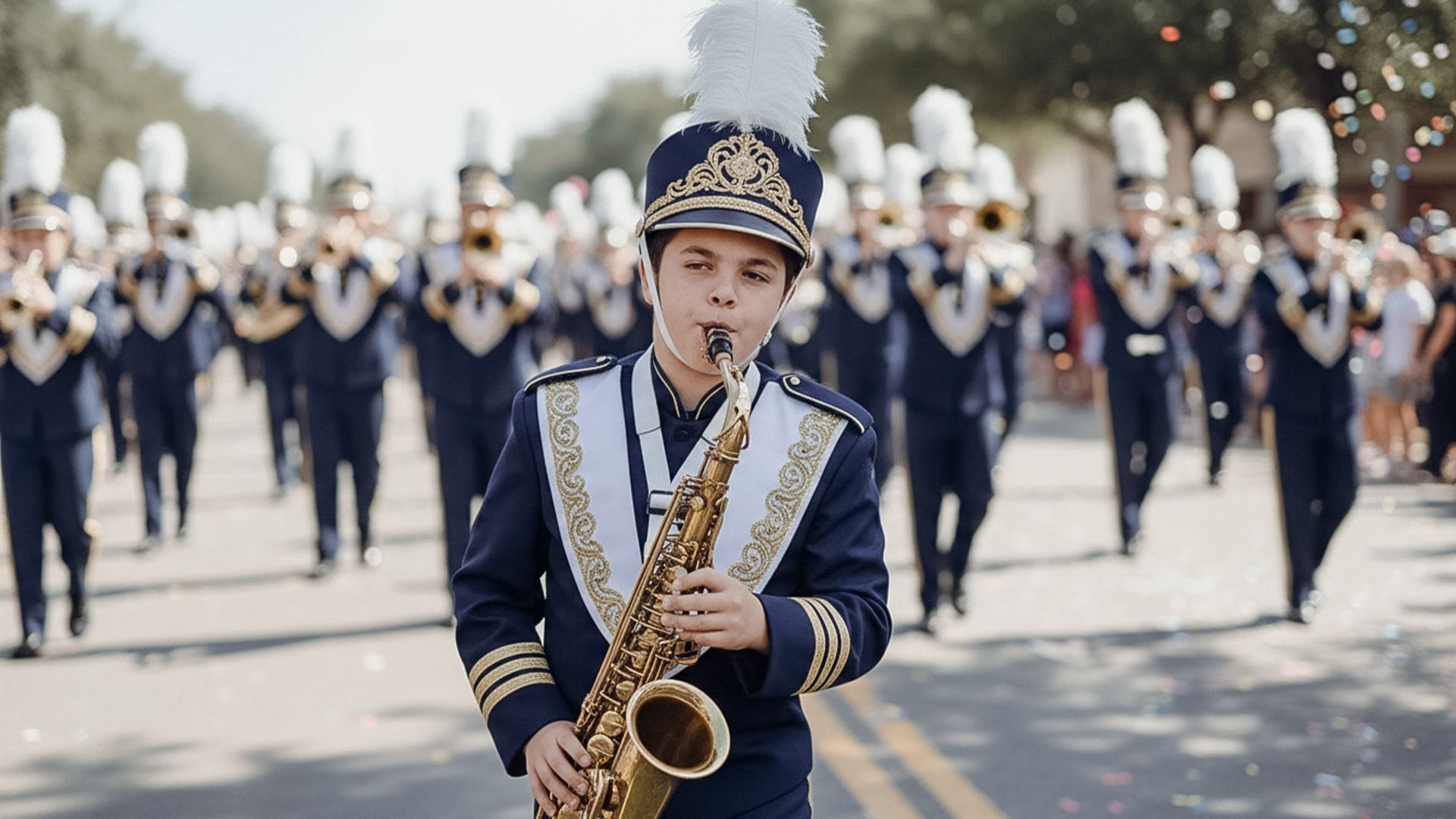 NEA Marching Band, Tucson, Arizona, 1972