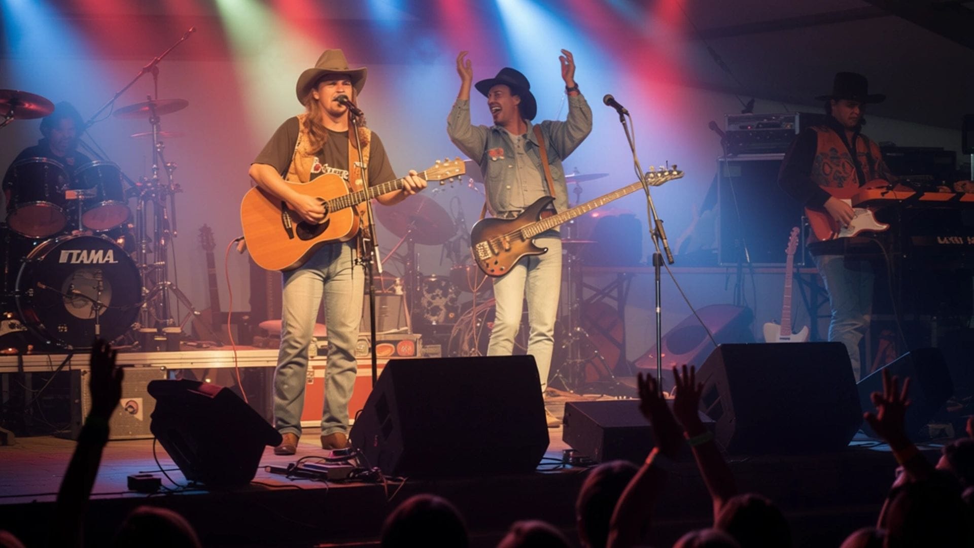 Westend, Thomas Hoffman (drums), Andy Schingnitz (acoustic) Thomas Kunte (bass), Brian Walton (everything else), Ratscher Bergsee Festival, Germany, 1998