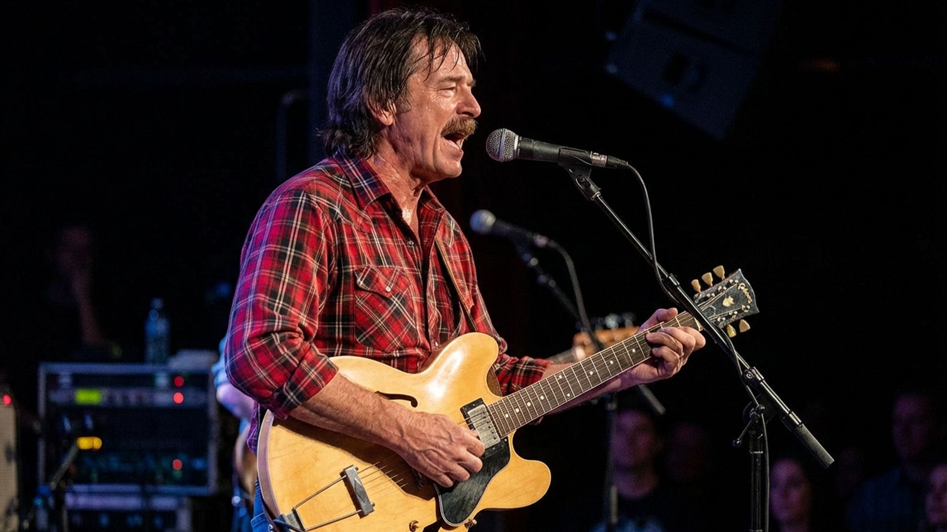 Derek performing on the USO tour in Rammstein, Germany in 1995