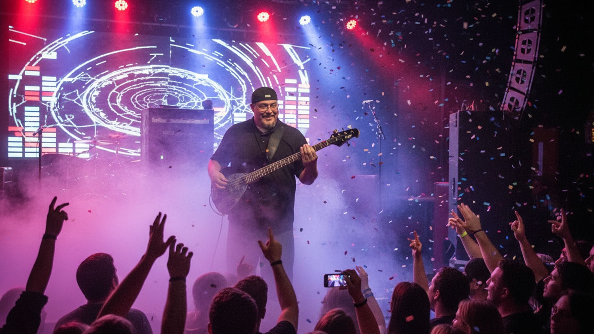 Ken 'The Rev' Martinez performing live with GeeDub at the Telluride Blues & Brews Festival in 2008