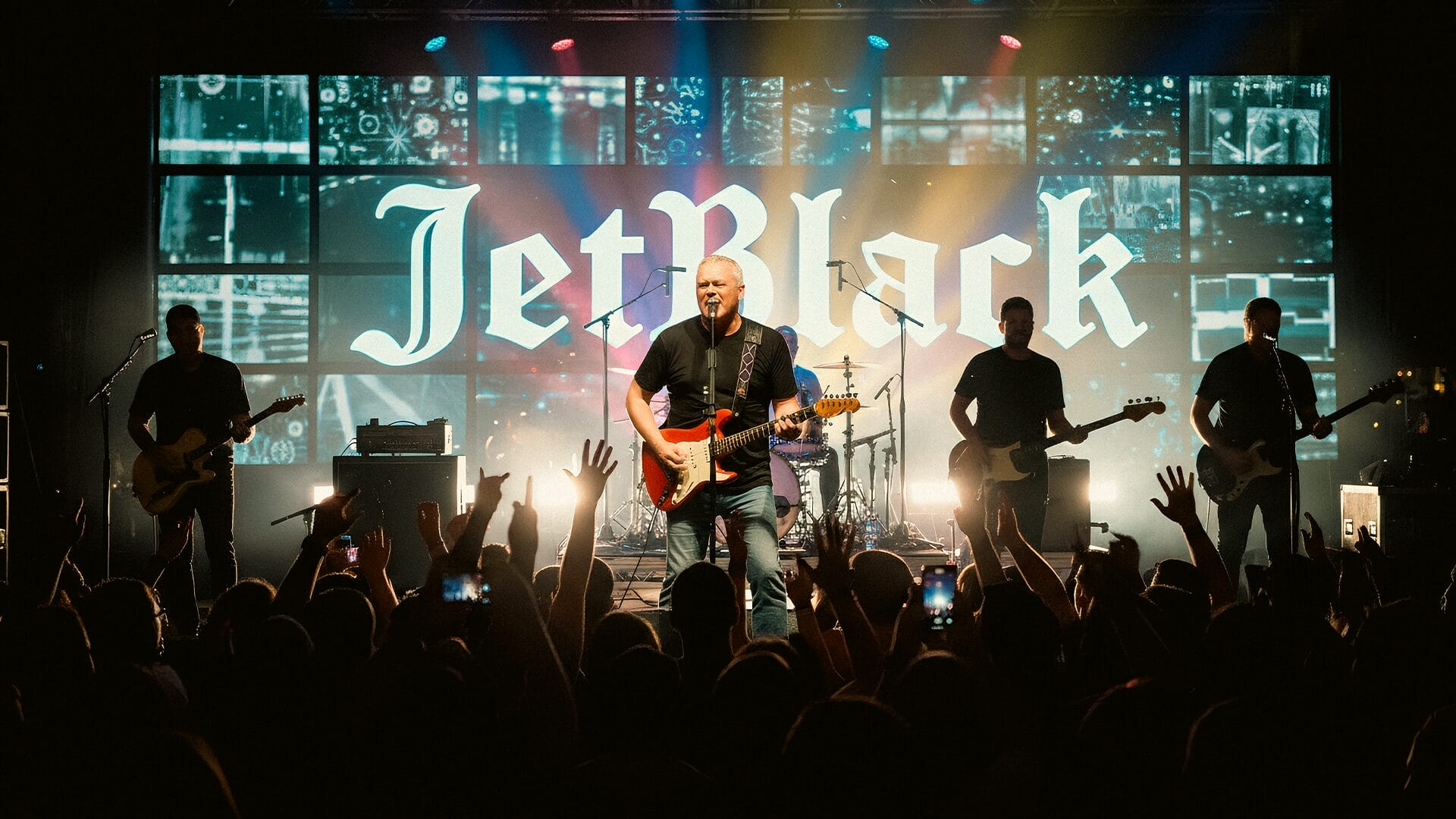 Brian opening for the Black Crowes with JetBlack at the Red Rocks Amphitheater in 2008