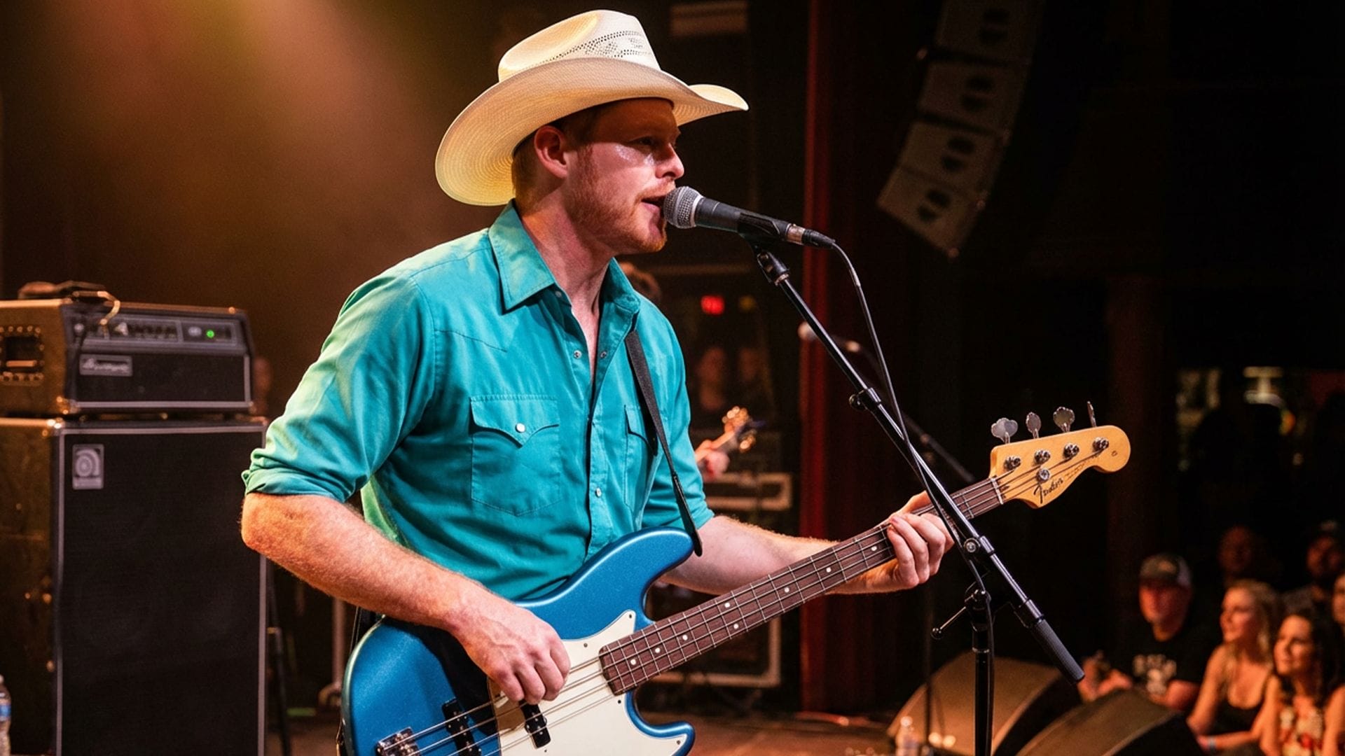 Randy performing on the USO tour in Rammstein, Germany in 1995