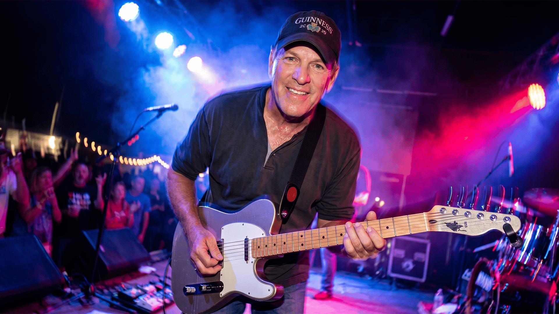 Gary Stanczik ripping a solo with Cracker-41 at the Fort Meyers Swamp Fest in 2012